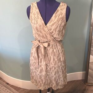 EXPRESS NUDE SEQUIN DRESS Size XS Party Cocktail Prom